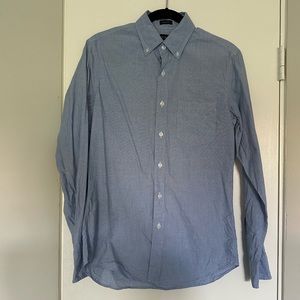 J.CREW Men’s Button Down Shirt - Slim Fit - Blue - Size Small
